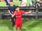 向余望在赛后表达心声:我们并不想这样;赛季目标是保级